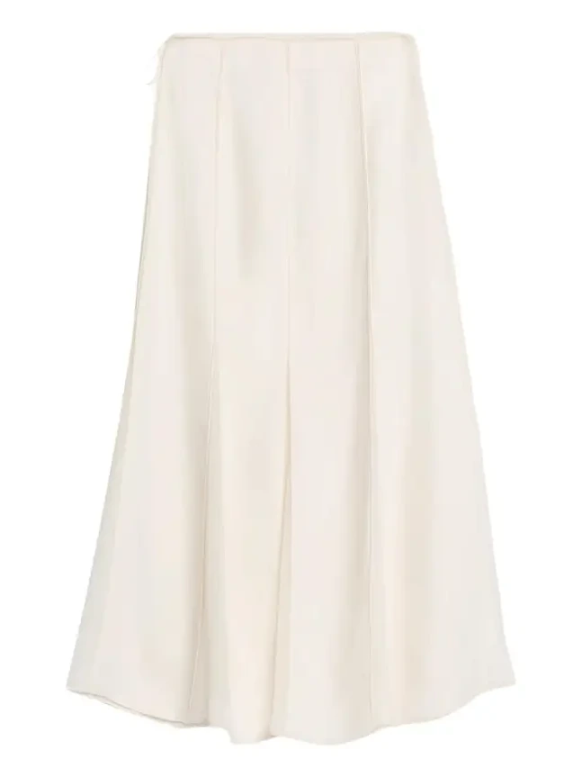 Elia Pleated Midi Skirt
