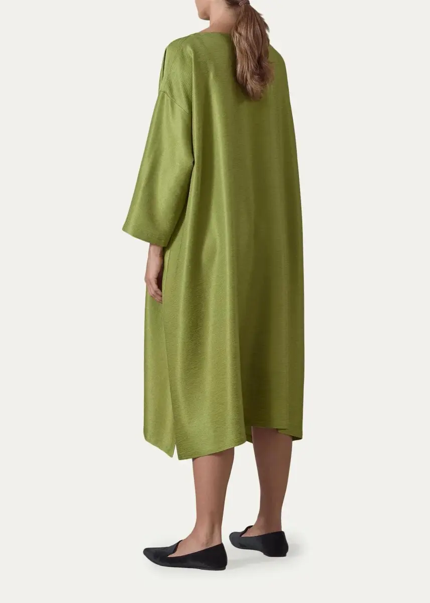 Eskandar Wide A-Line Scoop Neck Dress | Thumbnail 7 Eskandar Wide A-Line Scoop Neck Dress | Thumbnail 7