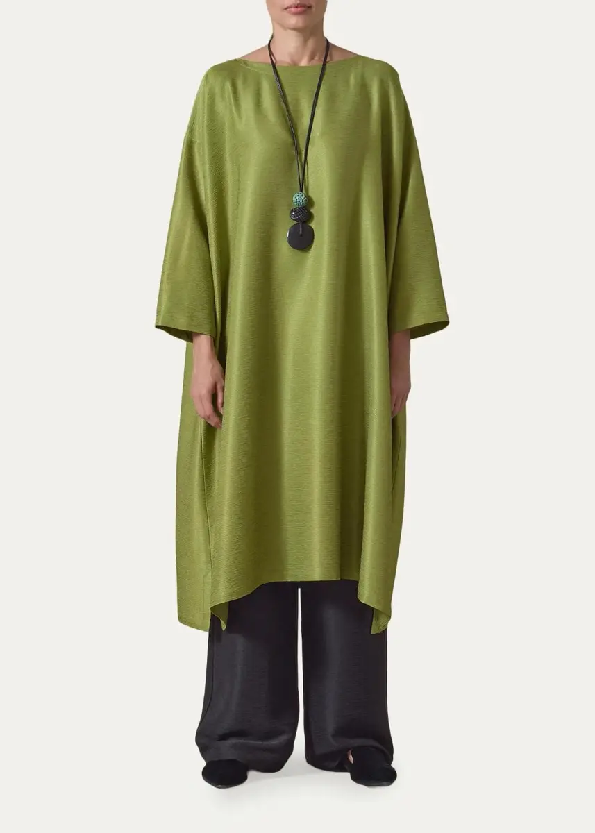 Eskandar Wide A-Line Scoop Neck Dress | Thumbnail 8 Eskandar Wide A-Line Scoop Neck Dress | Thumbnail 8