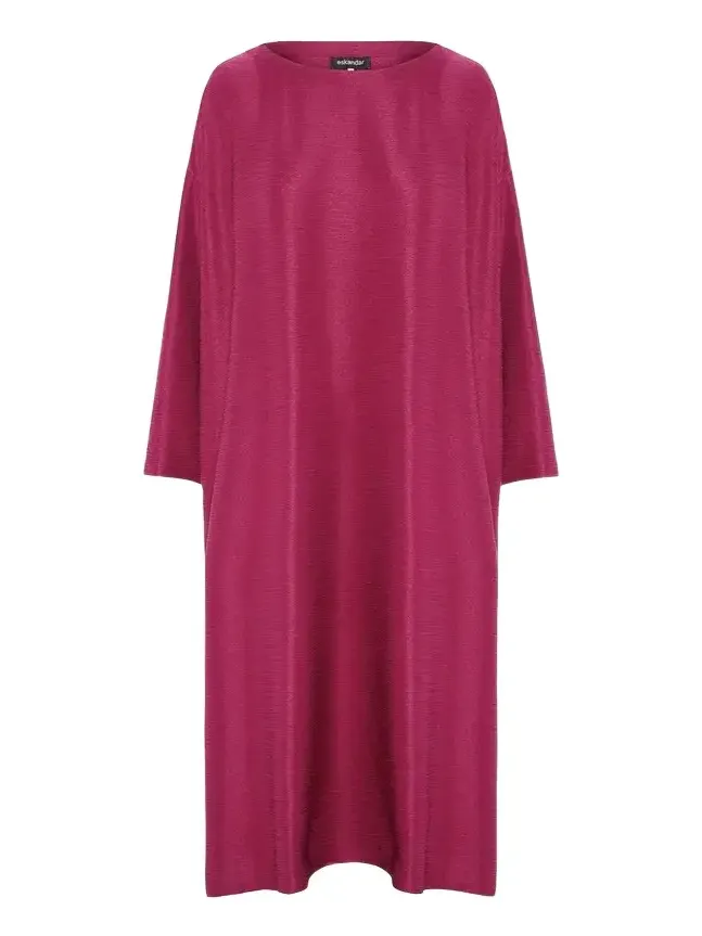 Wide A-Line Scoop Neck Dress