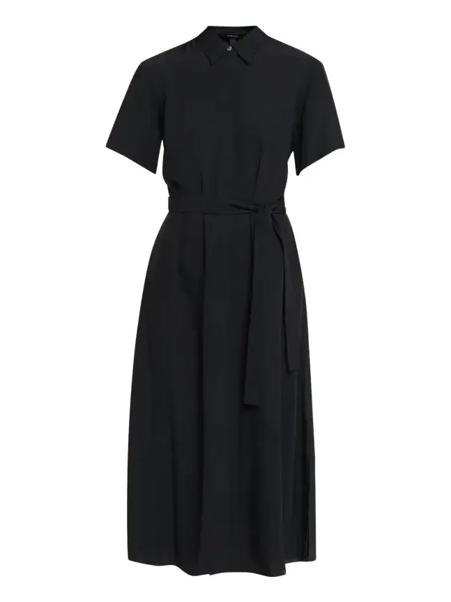Belted Twill Midi Shirtdress Belted Twill Midi Shirtdress
