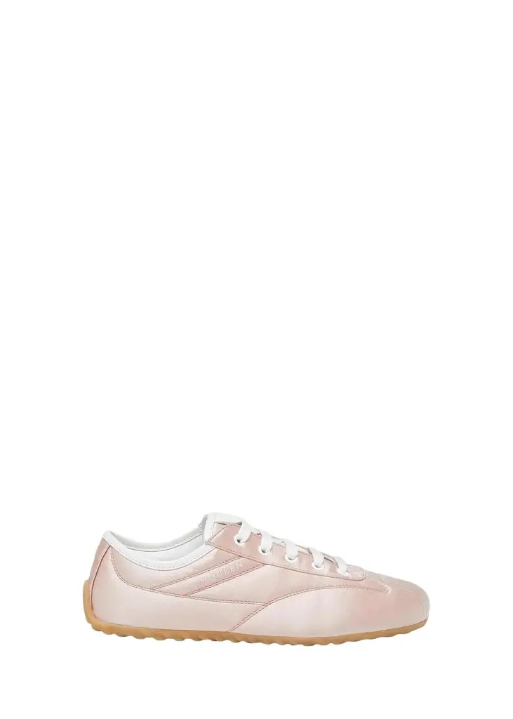Alexander McQueen Boxe Satin Low-Top Sneakers