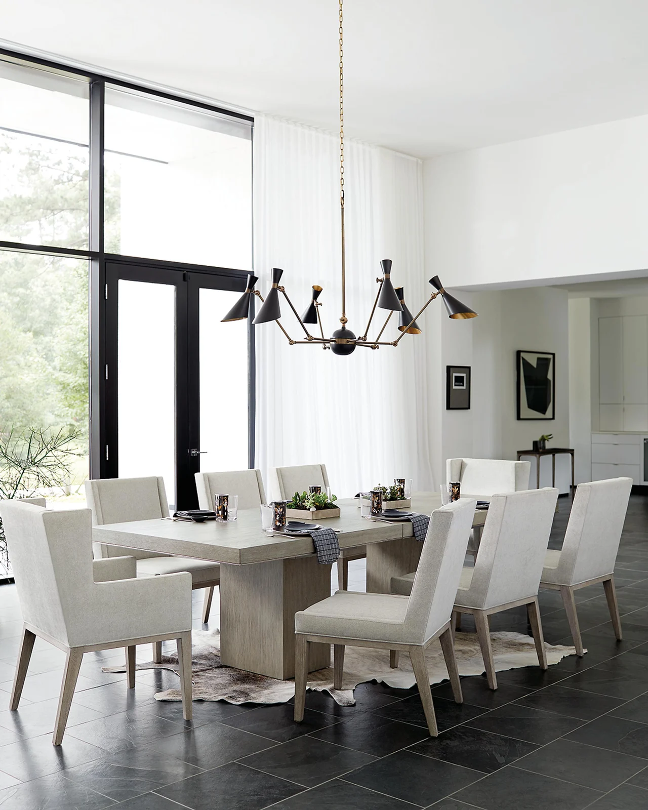 Bernhardt Linea Upholstered Side Chair
