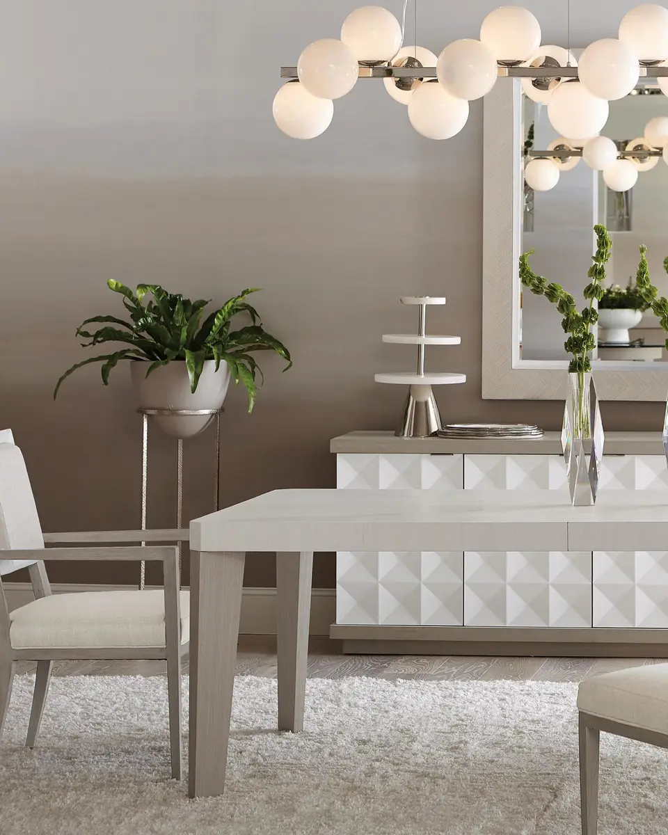 Bernhardt Axiom Dining Table with Two Leaves | Thumbnail 3 Bernhardt Axiom Dining Table with Two Leaves | Thumbnail 3