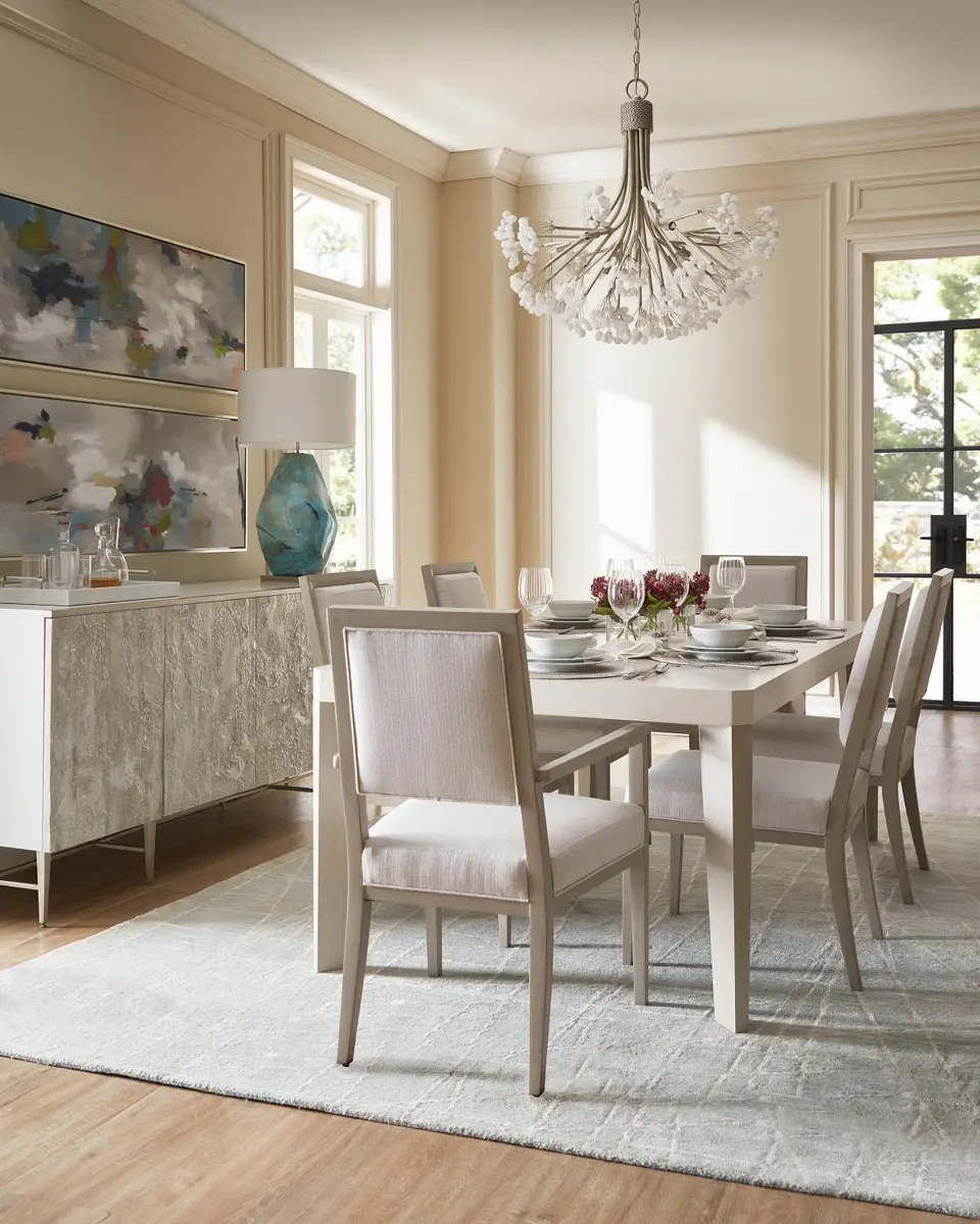 Bernhardt Axiom Dining Table with Two Leaves | Thumbnail 4 Bernhardt Axiom Dining Table with Two Leaves | Thumbnail 4