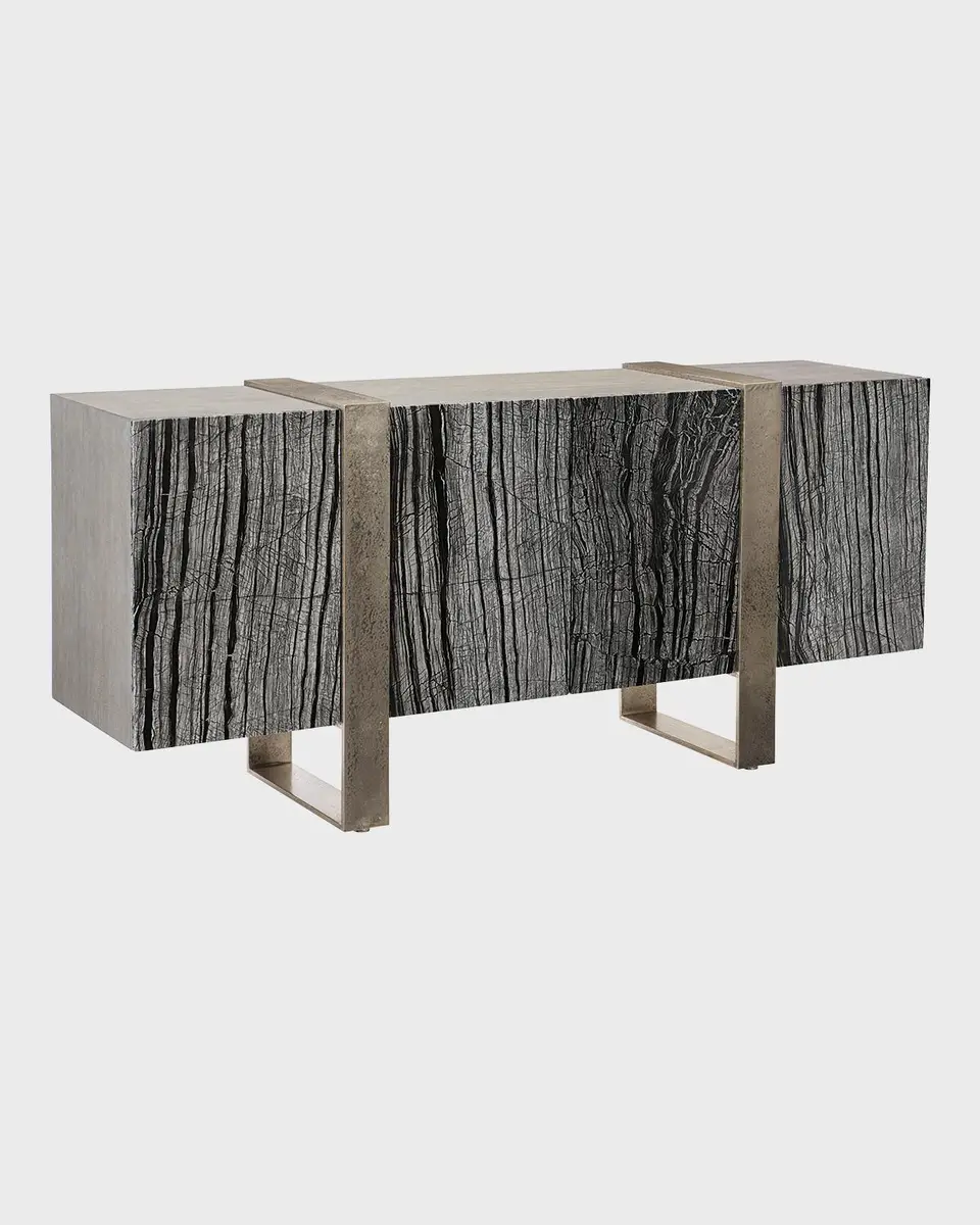 Bernhardt Linea Black Forest Marble Console | Thumbnail 2 Bernhardt Linea Black Forest Marble Console | Thumbnail 2