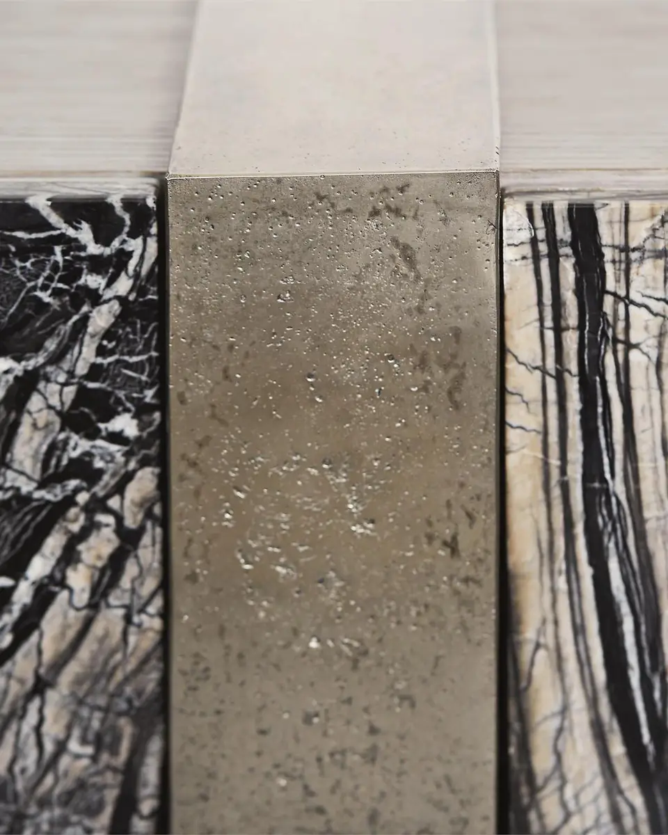 Bernhardt Linea Black Forest Marble Console | Thumbnail 4 Bernhardt Linea Black Forest Marble Console | Thumbnail 4