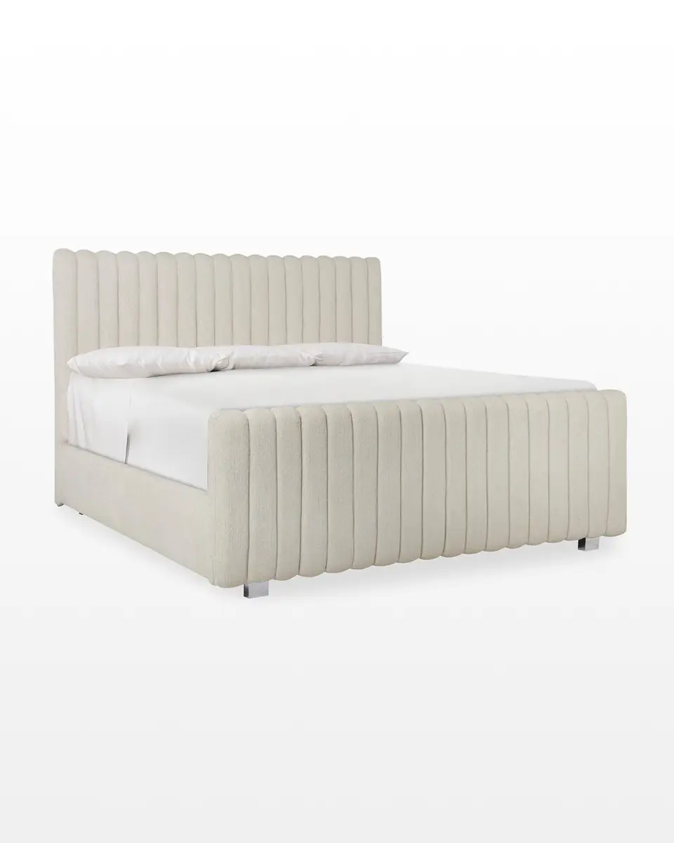 Bernhardt Silhouette Channel-Tufted Queen Bed | Thumbnail 2 Bernhardt Silhouette Channel-Tufted Queen Bed | Thumbnail 2