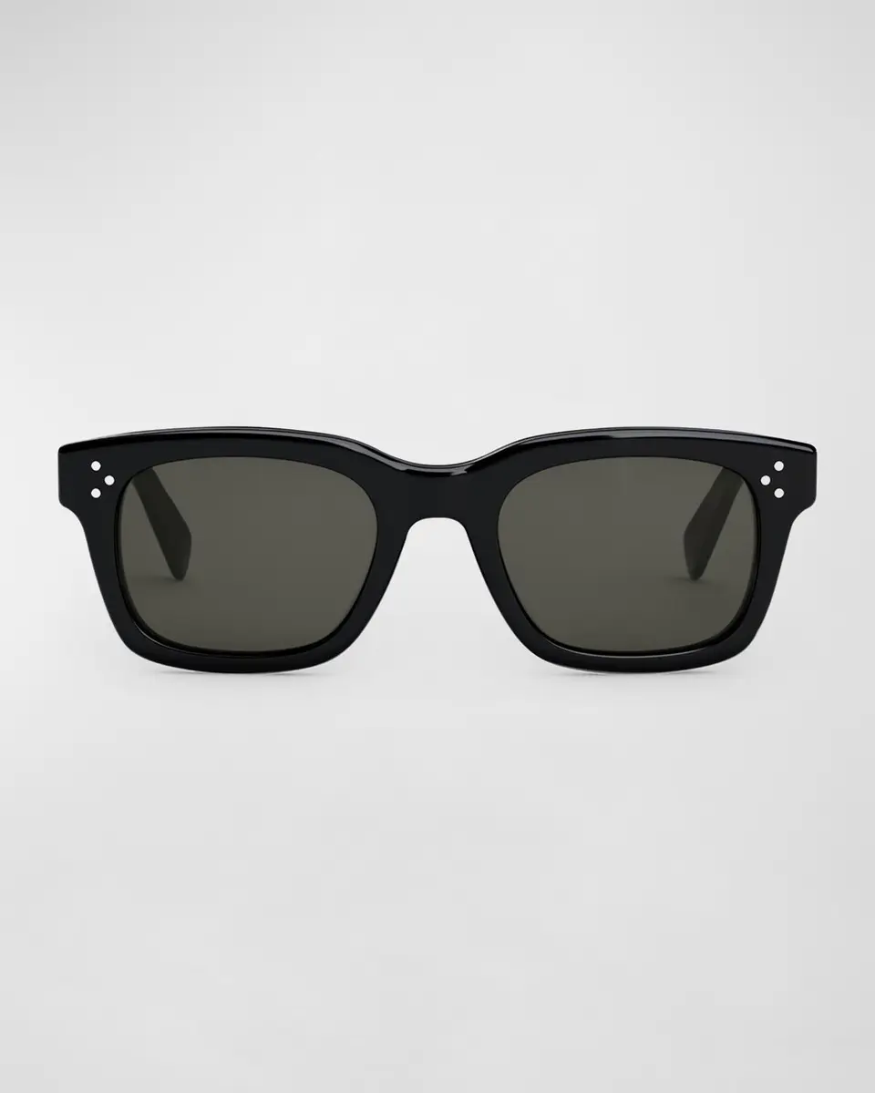 Celine Men's Havana Rectangle Logo Sunglasses | Thumbnail 3 Celine Men's Havana Rectangle Logo Sunglasses | Thumbnail 3