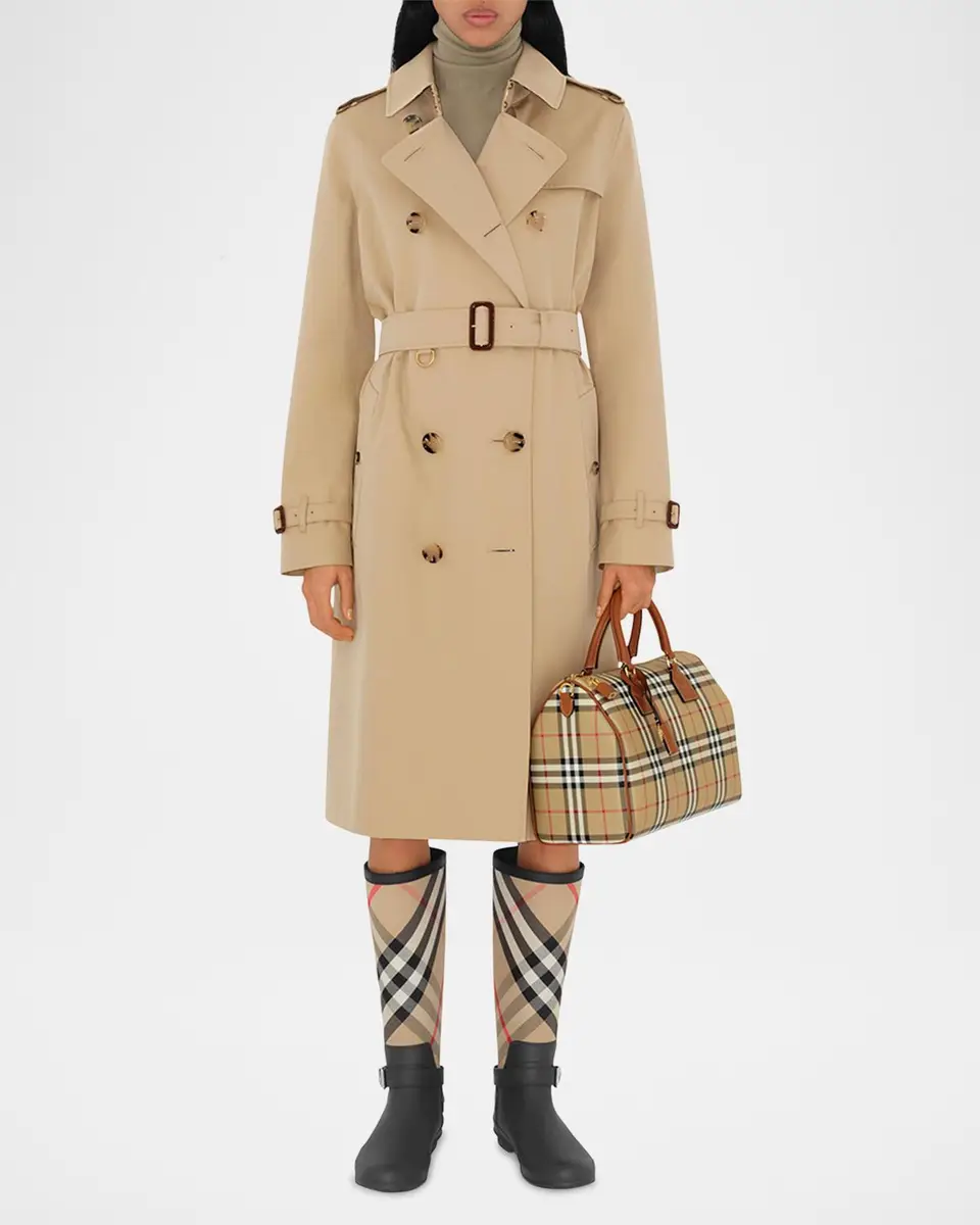 Burberry Check Large Bowling Top-Handle Bag | Thumbnail 2 Burberry Check Large Bowling Top-Handle Bag | Thumbnail 2