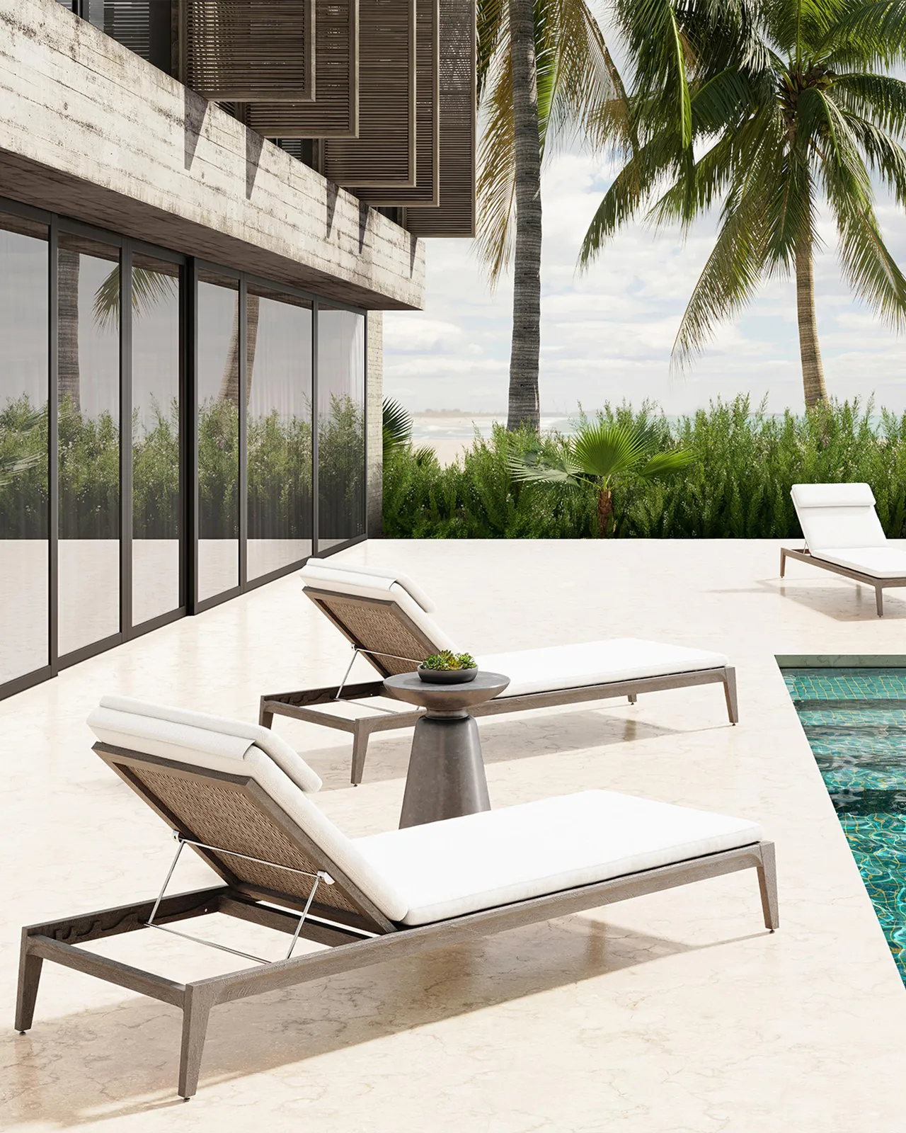 Bernhardt Exteriors Ibiza Outdoor Chaise