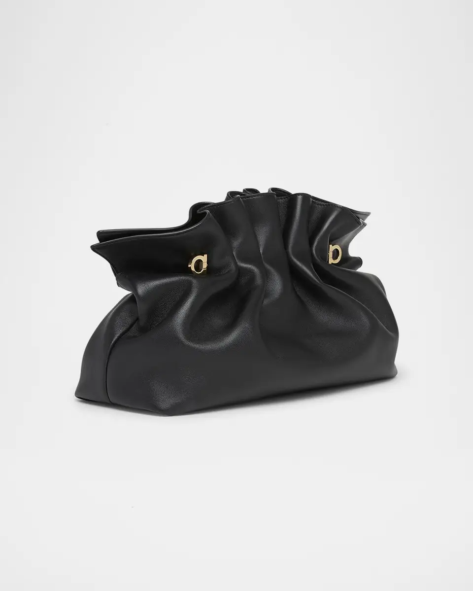 Ferragamo Medium Gancio Piercing Shoulder Bag | Thumbnail 3 Ferragamo Medium Gancio Piercing Shoulder Bag | Thumbnail 3