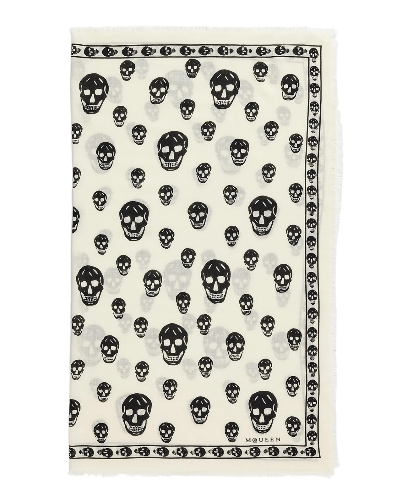 Classic Skull Wool Scarf Classic Skull Wool Scarf