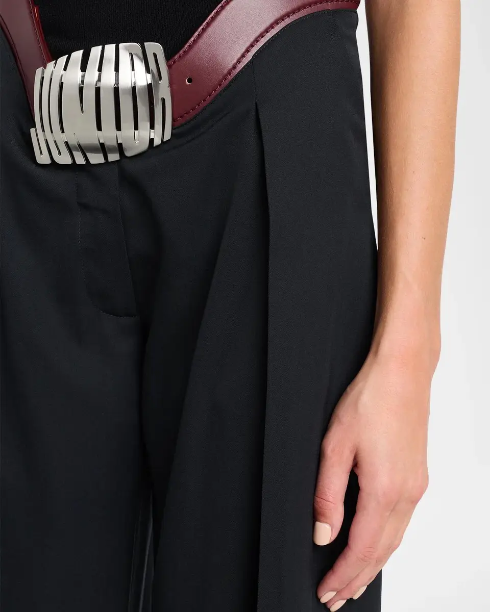 Jean Paul Gaultier The Curved Belt Wide-Leg Suit Pants | Thumbnail 5 Jean Paul Gaultier The Curved Belt Wide-Leg Suit Pants | Thumbnail 5