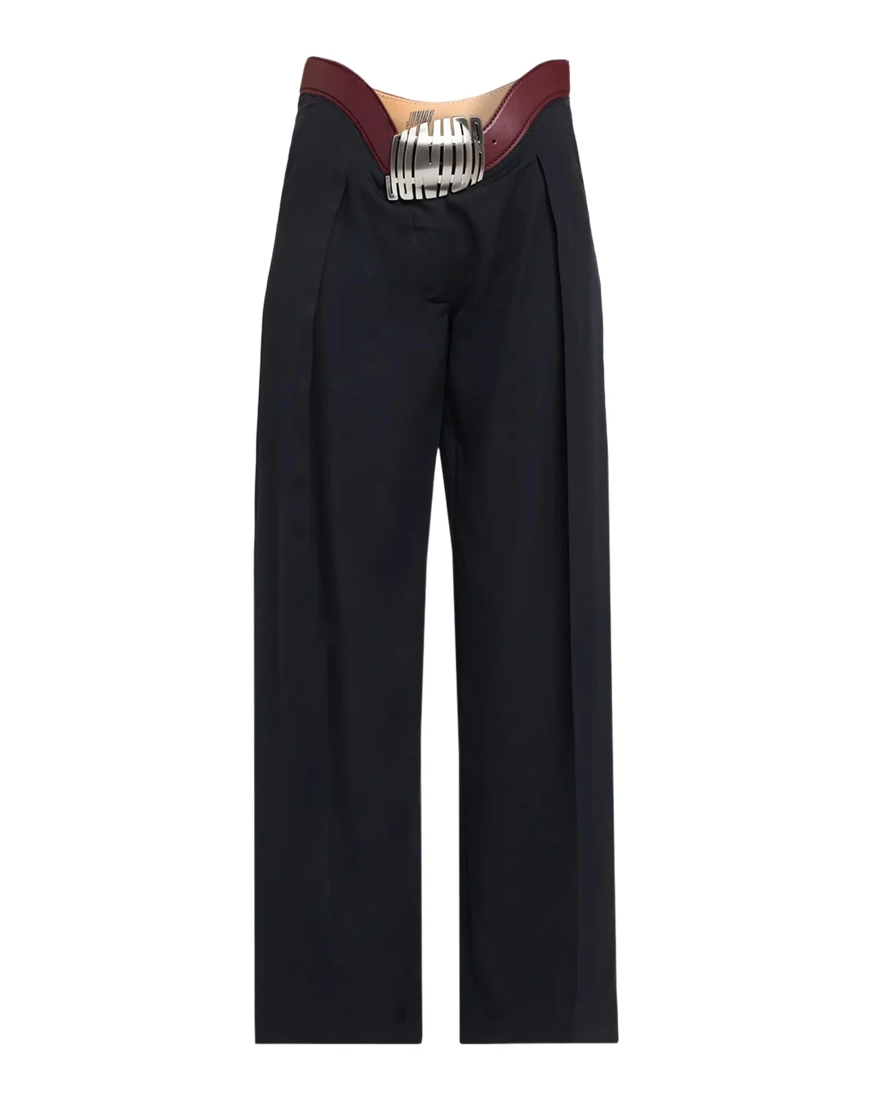 The Curved Belt Wide-Leg Suit Pants The Curved Belt Wide-Leg Suit Pants