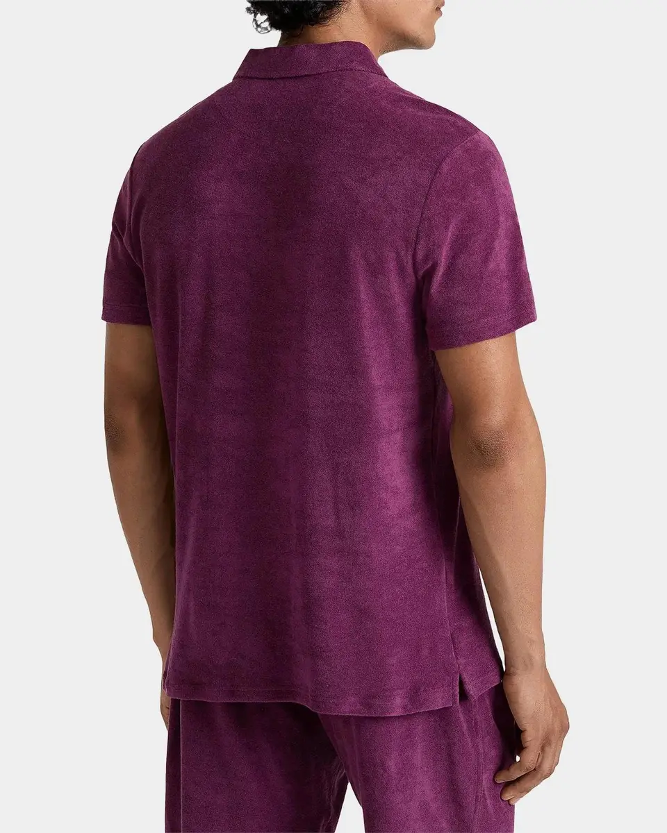 Vilebrequin Men's Organic Terry Polo Shirt | Thumbnail 3 Vilebrequin Men's Organic Terry Polo Shirt | Thumbnail 3