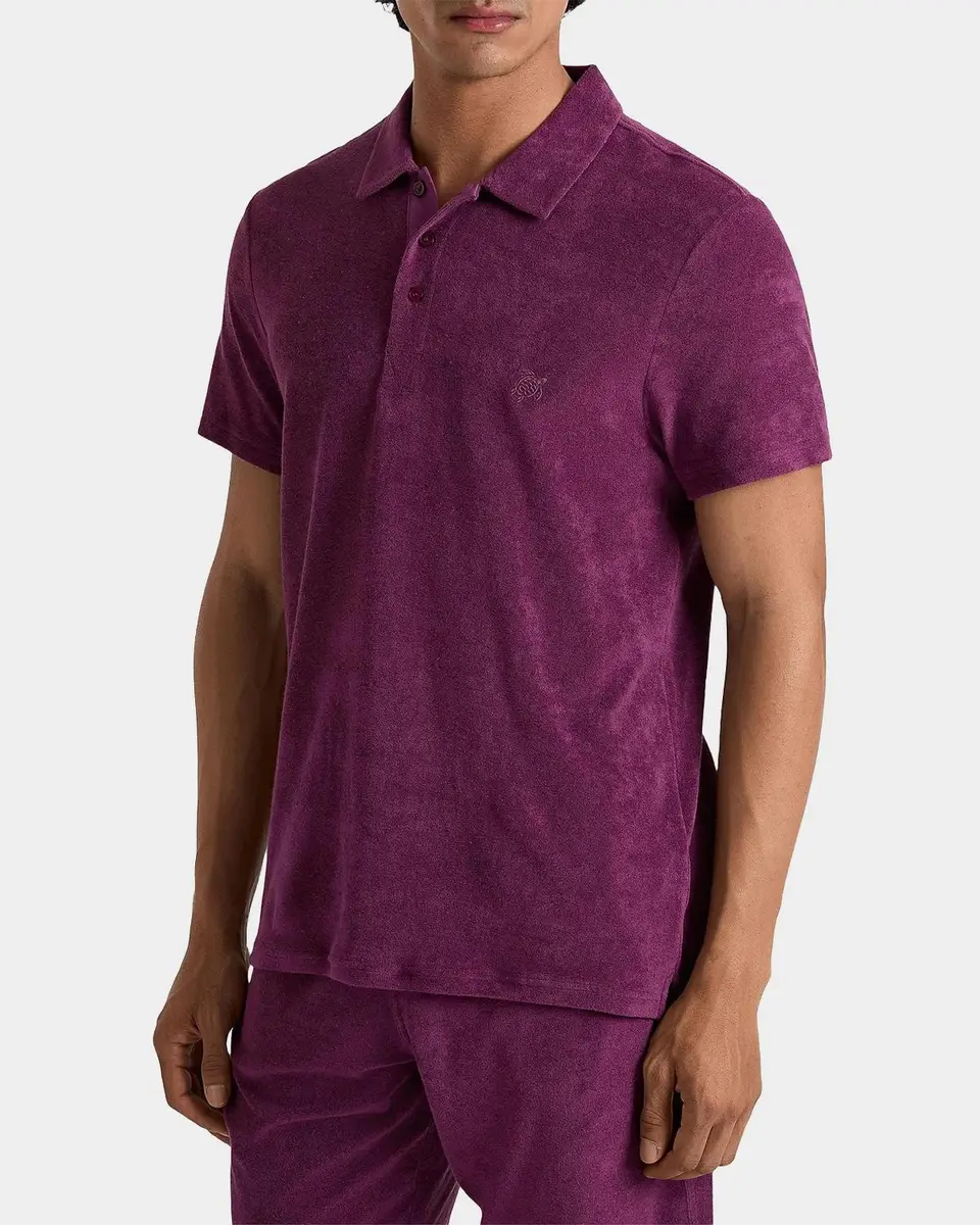 Vilebrequin Men's Organic Terry Polo Shirt | Thumbnail 4 Vilebrequin Men's Organic Terry Polo Shirt | Thumbnail 4