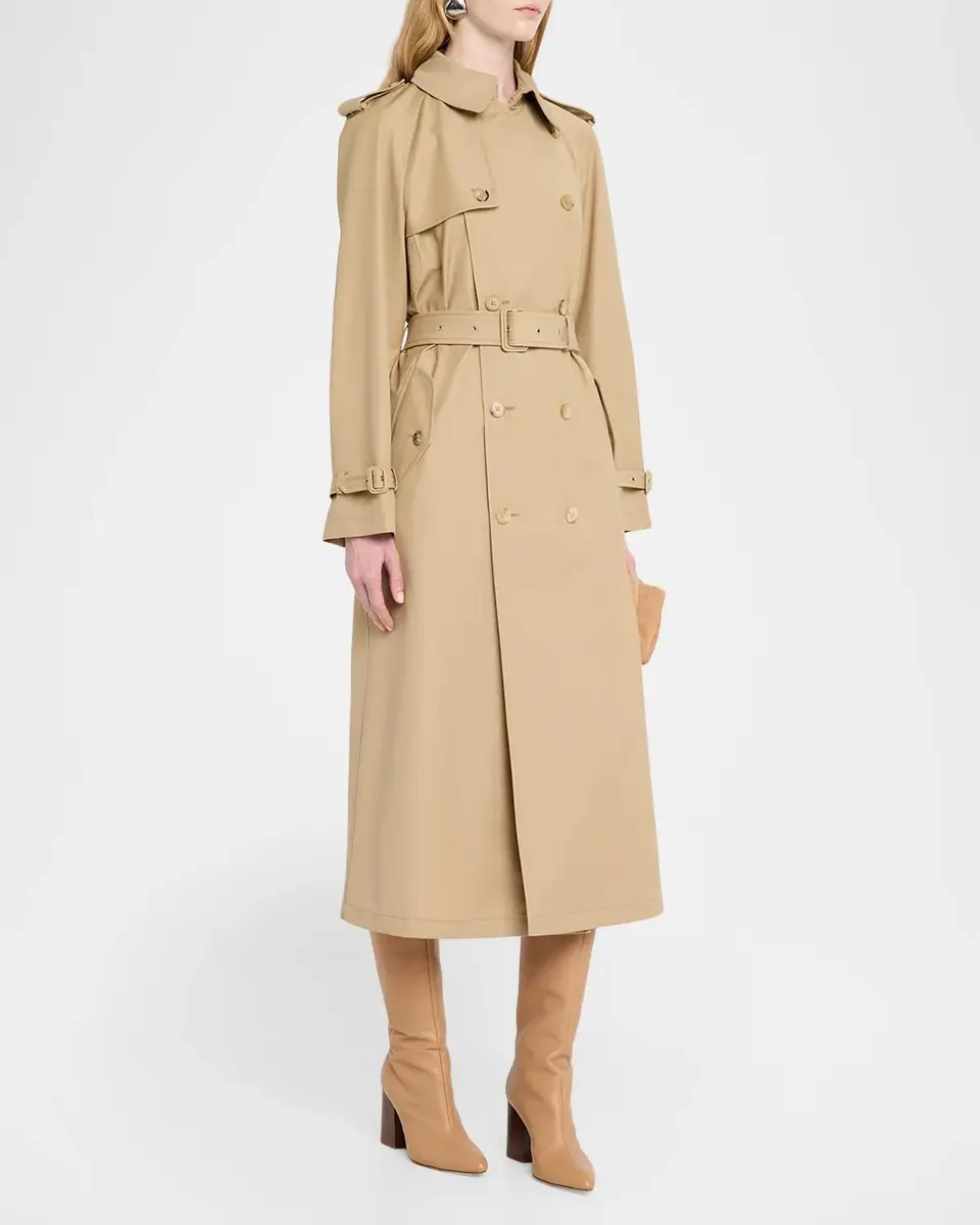 Ralph Lauren Collection Alecia Wool Gabardine Trench Coat | Thumbnail 4 Ralph Lauren Collection Alecia Wool Gabardine Trench Coat | Thumbnail 4