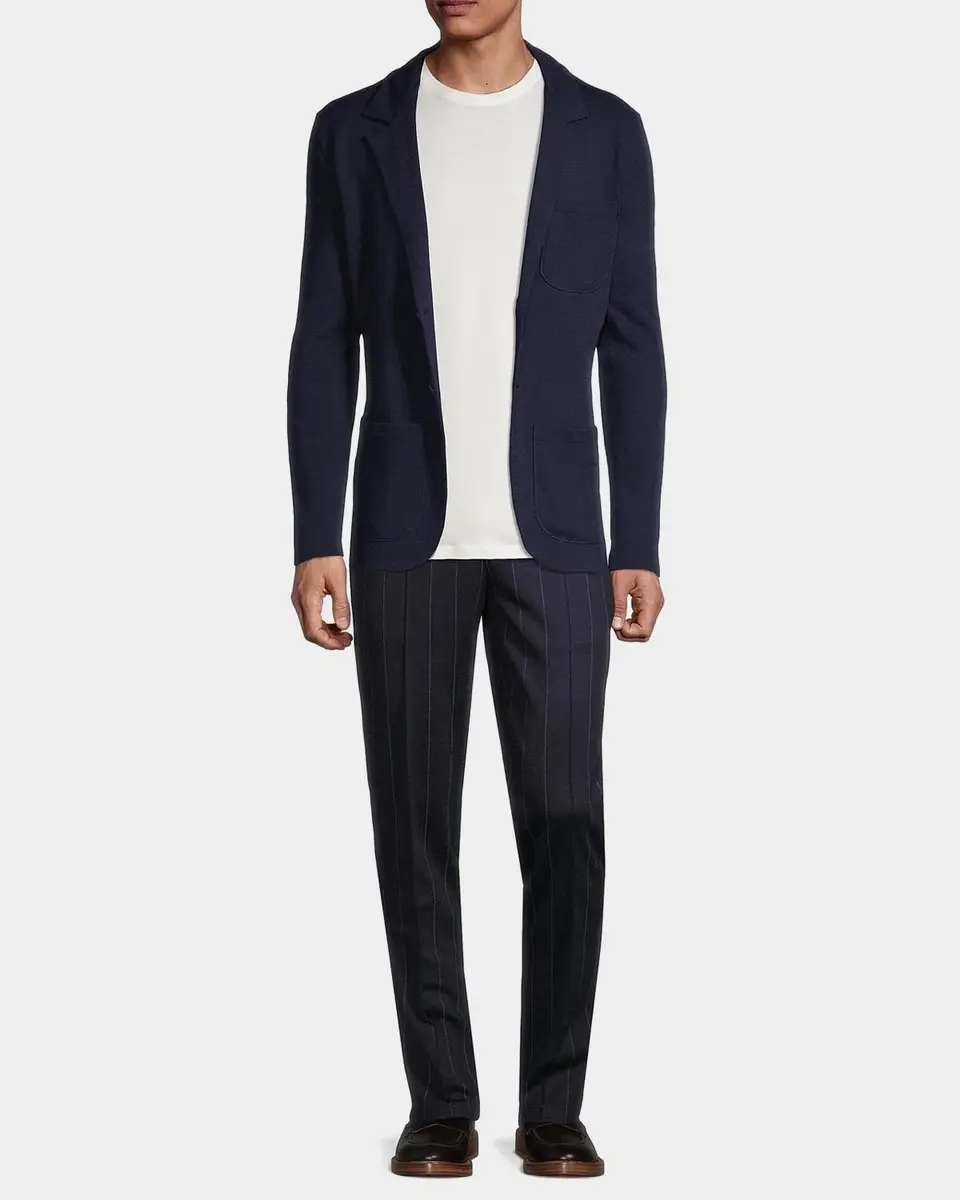 Isaia Men's Wool-Blend Sweater Jacket | Thumbnail 2 Isaia Men's Wool-Blend Sweater Jacket | Thumbnail 2