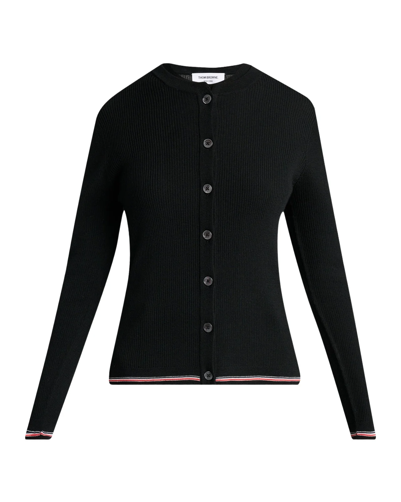 Rib-Knit Wool Cardigan Rib-Knit Wool Cardigan