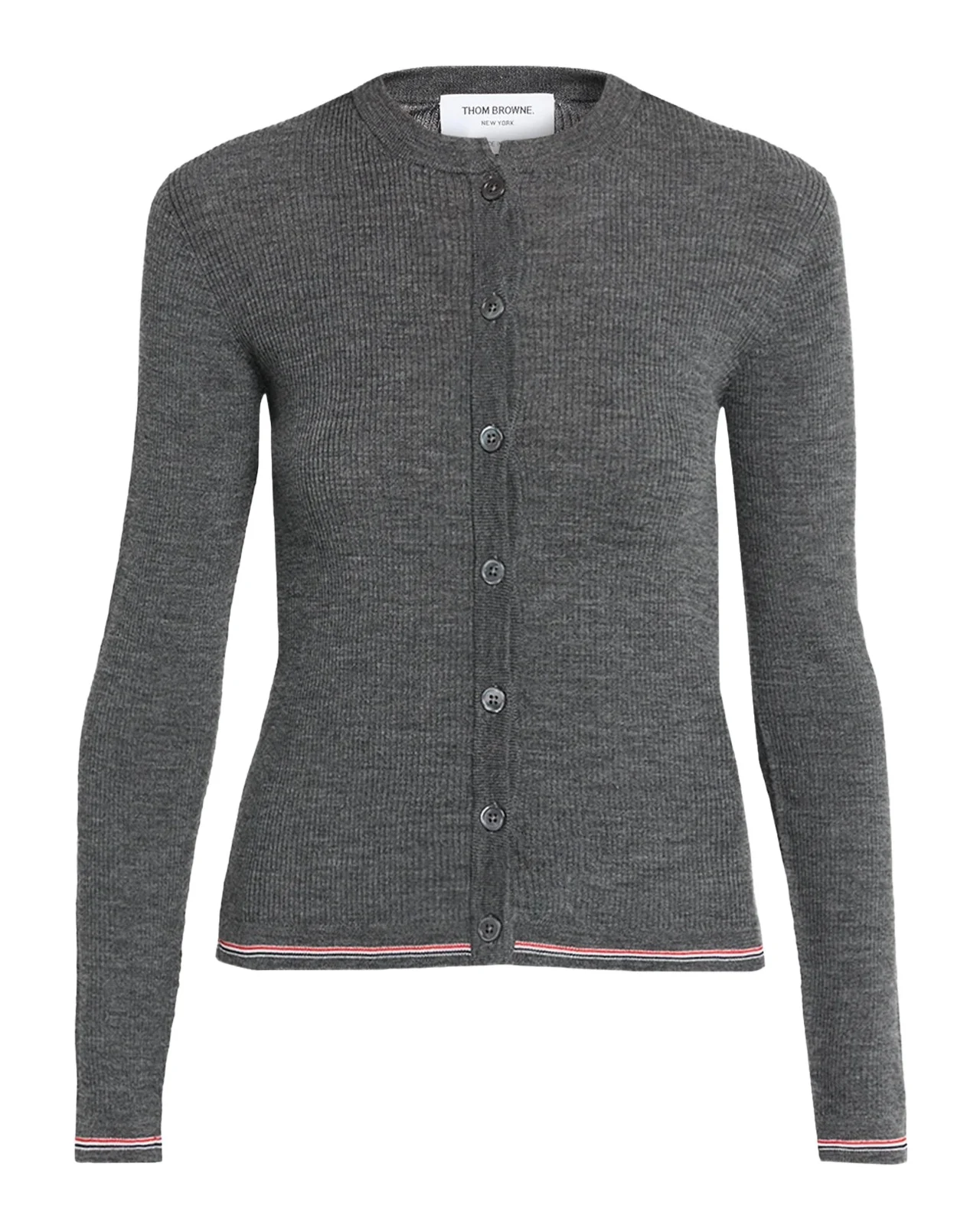 Rib-Knit Wool Cardigan Rib-Knit Wool Cardigan