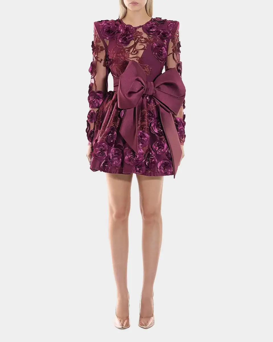 Zhivago The Beautiful & The Lost Floral Mesh Mini Dress | Thumbnail 2 Zhivago The Beautiful & The Lost Floral Mesh Mini Dress | Thumbnail 2