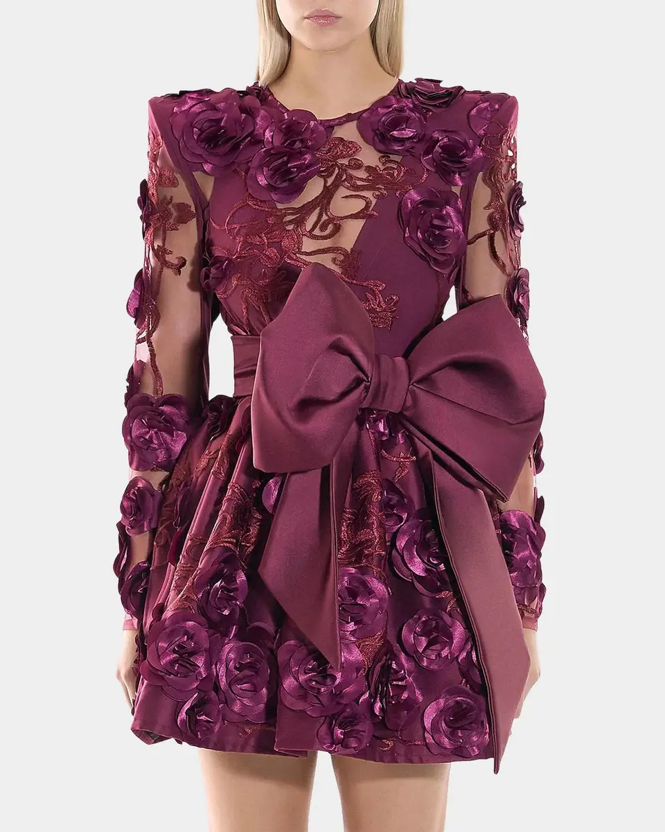 Zhivago The Beautiful & The Lost Floral Mesh Mini Dress | Thumbnail 4 Zhivago The Beautiful & The Lost Floral Mesh Mini Dress | Thumbnail 4