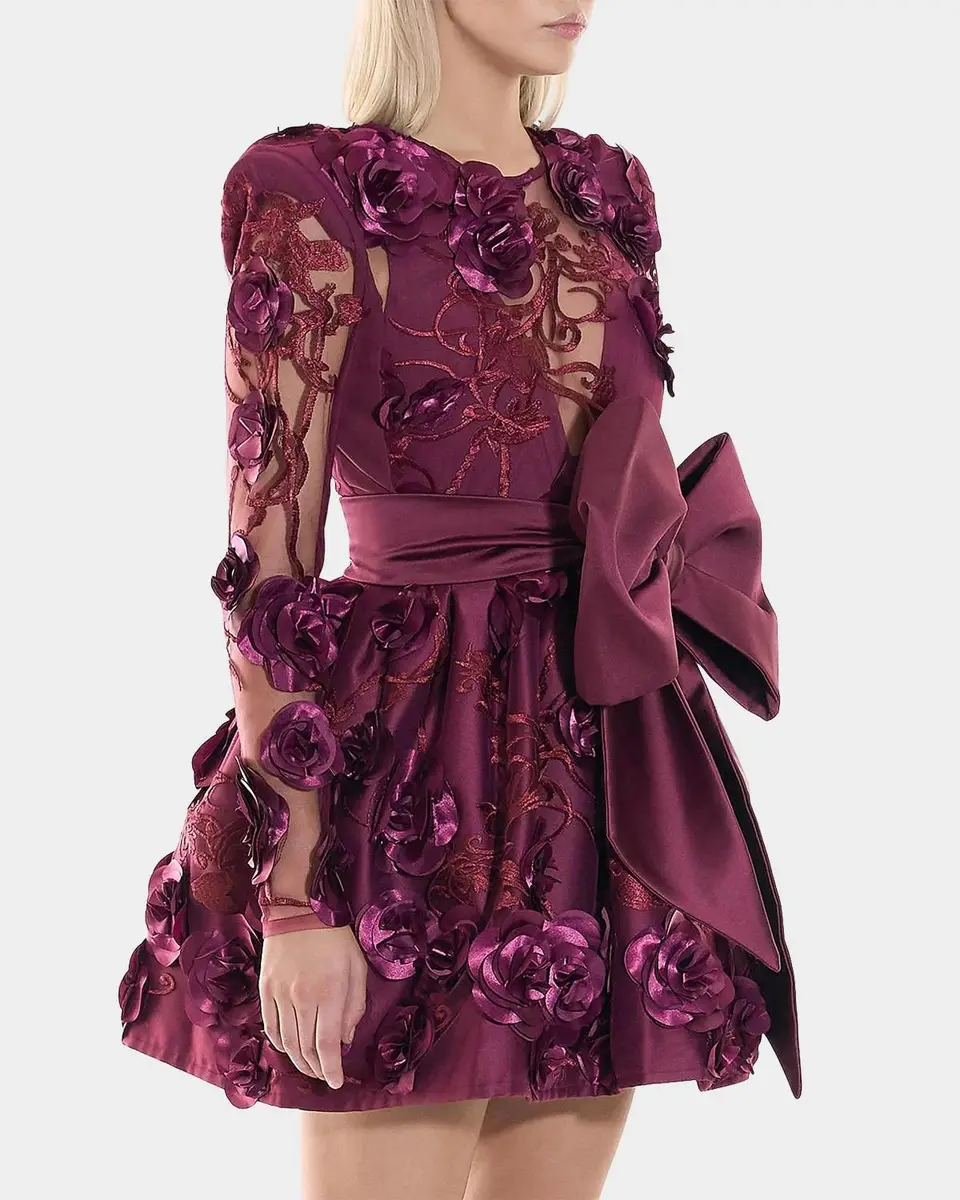 Zhivago The Beautiful & The Lost Floral Mesh Mini Dress | Thumbnail 5 Zhivago The Beautiful & The Lost Floral Mesh Mini Dress | Thumbnail 5