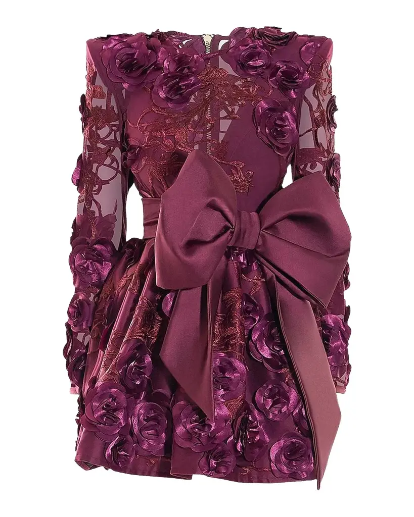 Zhivago The Beautiful & The Lost Floral Mesh Mini Dress
