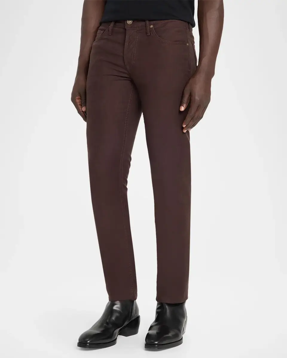 Tom Ford Men's Moleskin Slim-Fit Jeans | Thumbnail 2