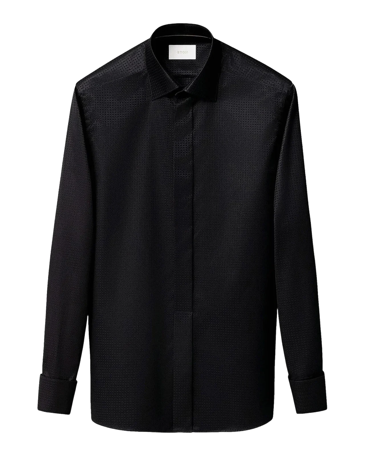 Eton Men's Geometric Jacquard Dress Shirt