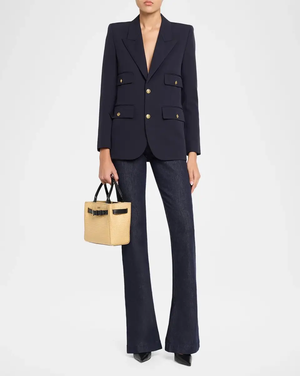 Tom Ford Audrey Small Raffia Top-Handle Bag | Thumbnail 5 Tom Ford Audrey Small Raffia Top-Handle Bag | Thumbnail 5