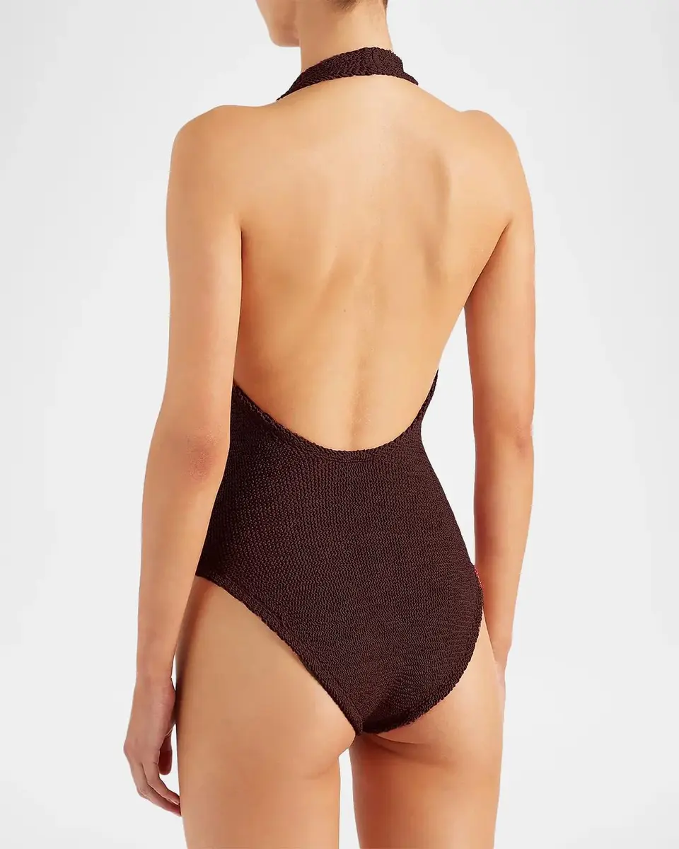 Hunza G Sandy Open-Back One-Piece Swimsuit | Thumbnail 2 Hunza G Sandy Open-Back One-Piece Swimsuit | Thumbnail 2