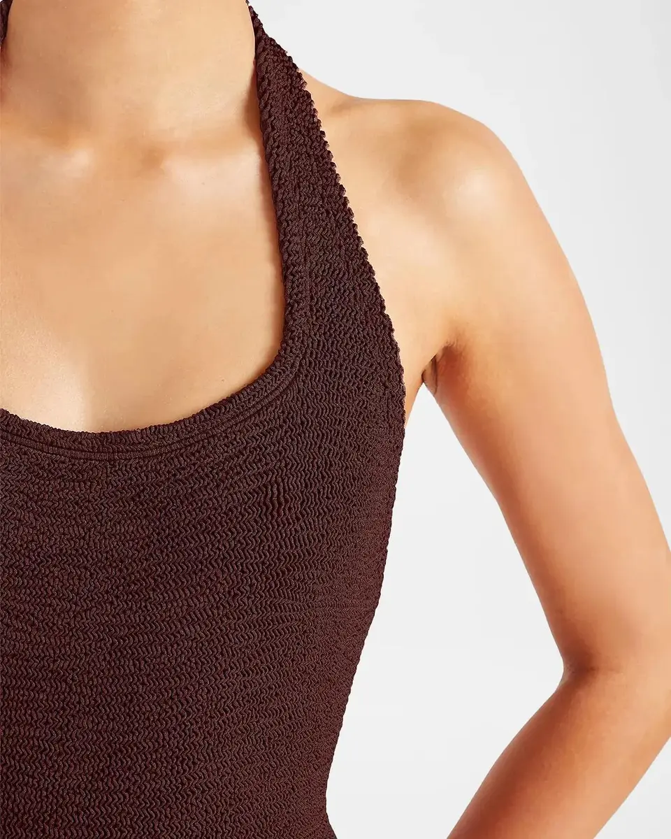 Hunza G Sandy Open-Back One-Piece Swimsuit | Thumbnail 4 Hunza G Sandy Open-Back One-Piece Swimsuit | Thumbnail 4