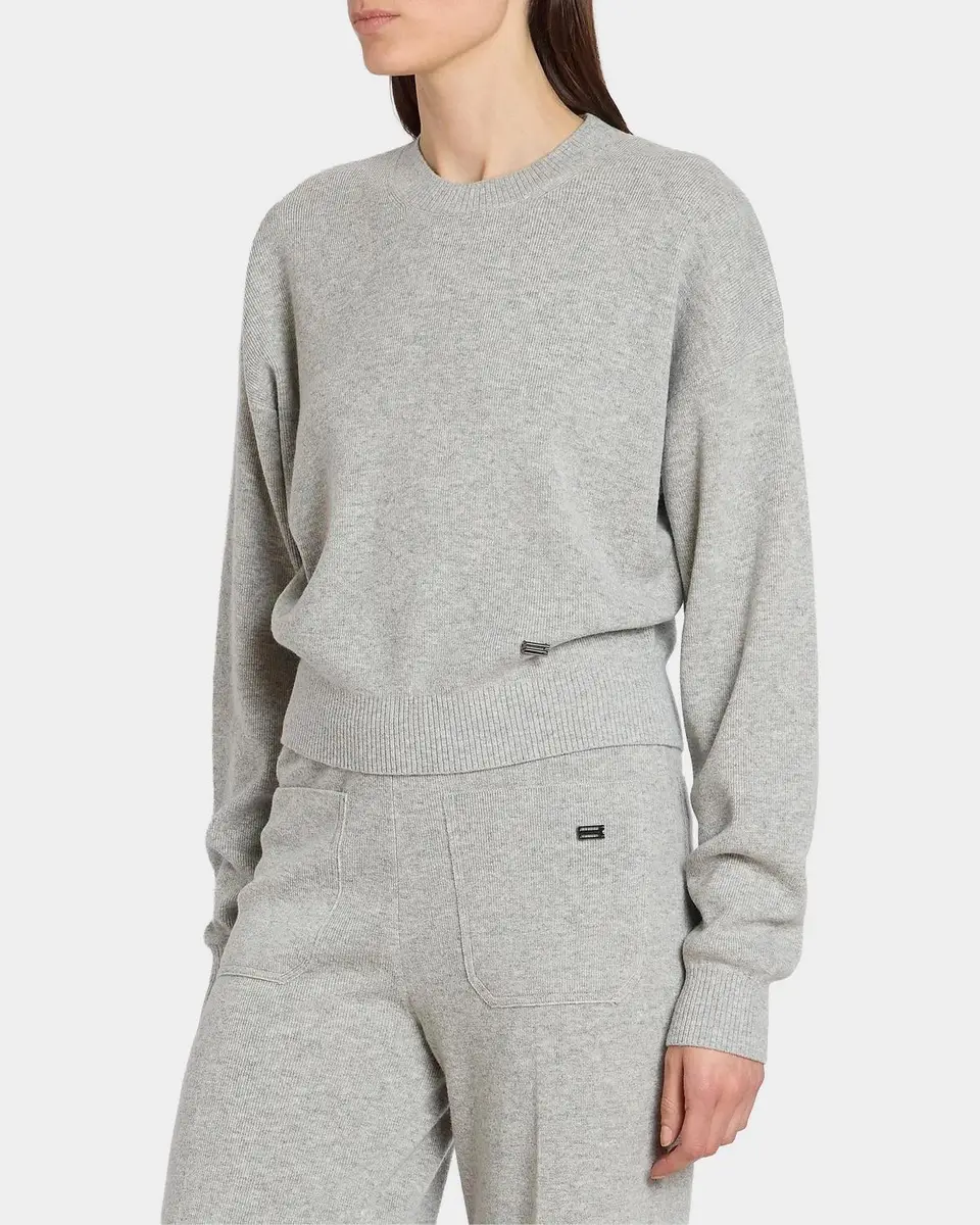 Victoria Beckham Wool-Blend Crewneck Sweater | Thumbnail 4 Victoria Beckham Wool-Blend Crewneck Sweater | Thumbnail 4
