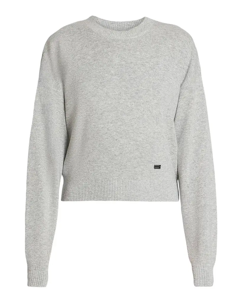 Victoria Beckham Wool-Blend Crewneck Sweater | Image 1 Victoria Beckham Wool-Blend Crewneck Sweater | Image 1
