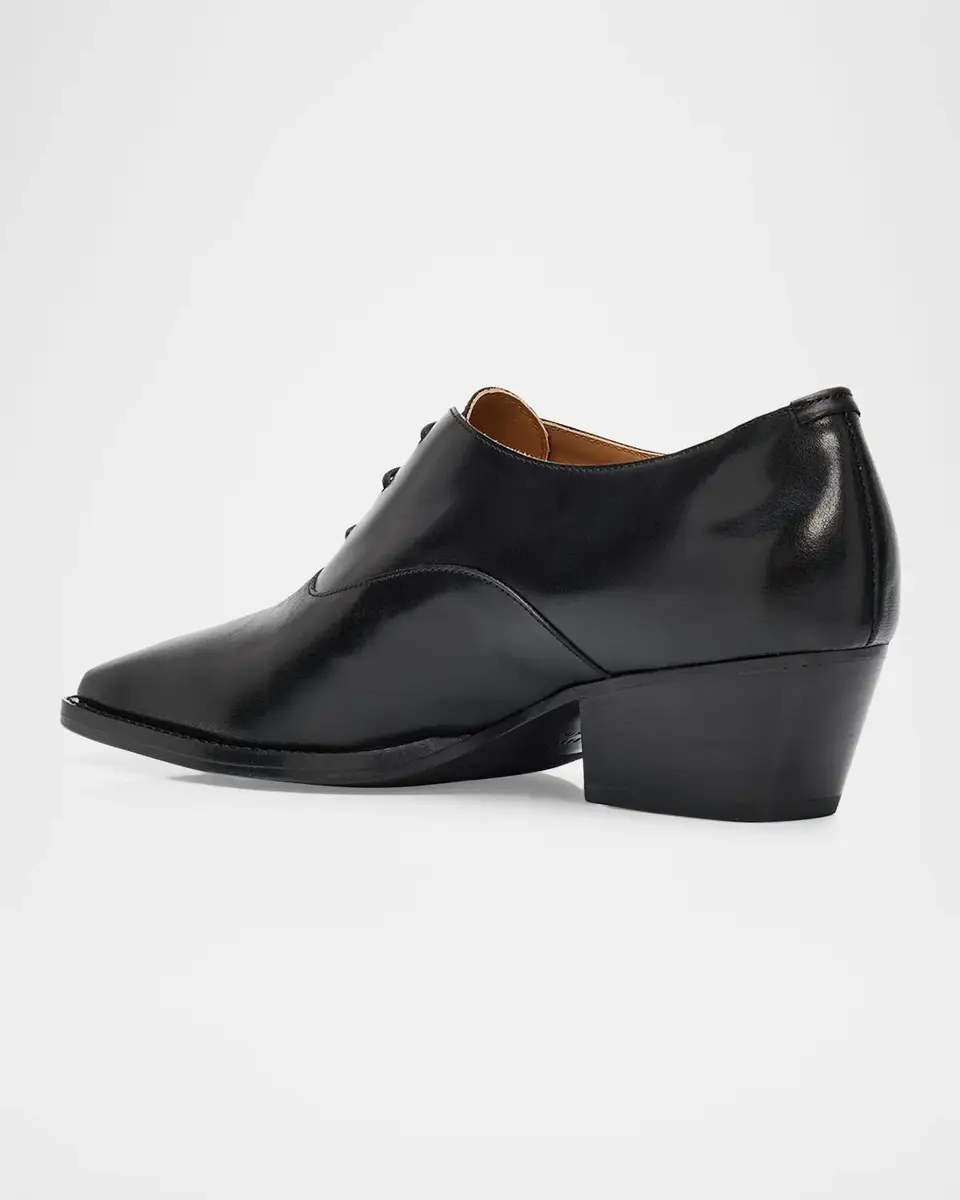 Jil Sander 40mm Lace-Up Leather Oxfords | Thumbnail 4 Jil Sander 40mm Lace-Up Leather Oxfords | Thumbnail 4