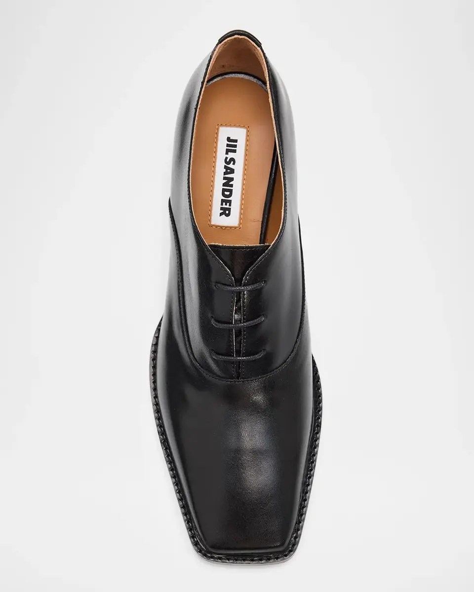 Jil Sander 40mm Lace-Up Leather Oxfords | Thumbnail 6 Jil Sander 40mm Lace-Up Leather Oxfords | Thumbnail 6