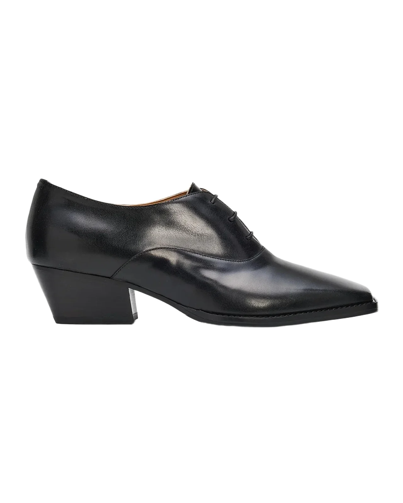 Jil Sander 40mm Lace-Up Leather Oxfords