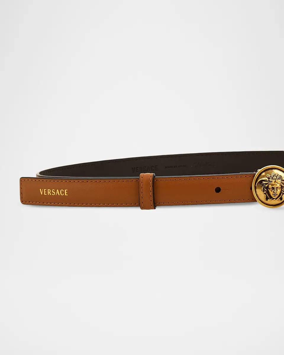 Versace Medusa Leather Belt | Thumbnail 2 Versace Medusa Leather Belt | Thumbnail 2