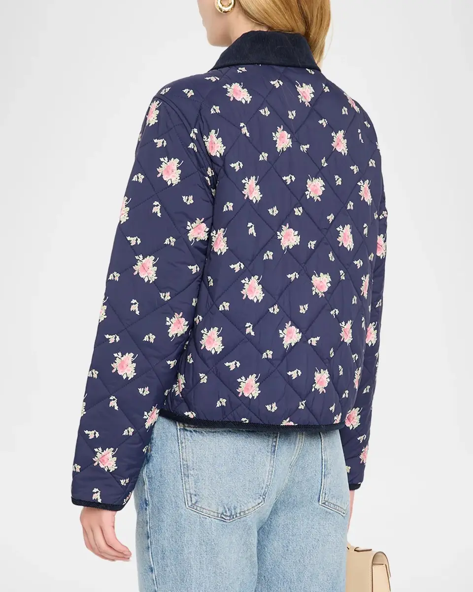 LoveShackFancy Norinda Floral Quilted Jacket | Thumbnail 3 LoveShackFancy Norinda Floral Quilted Jacket | Thumbnail 3