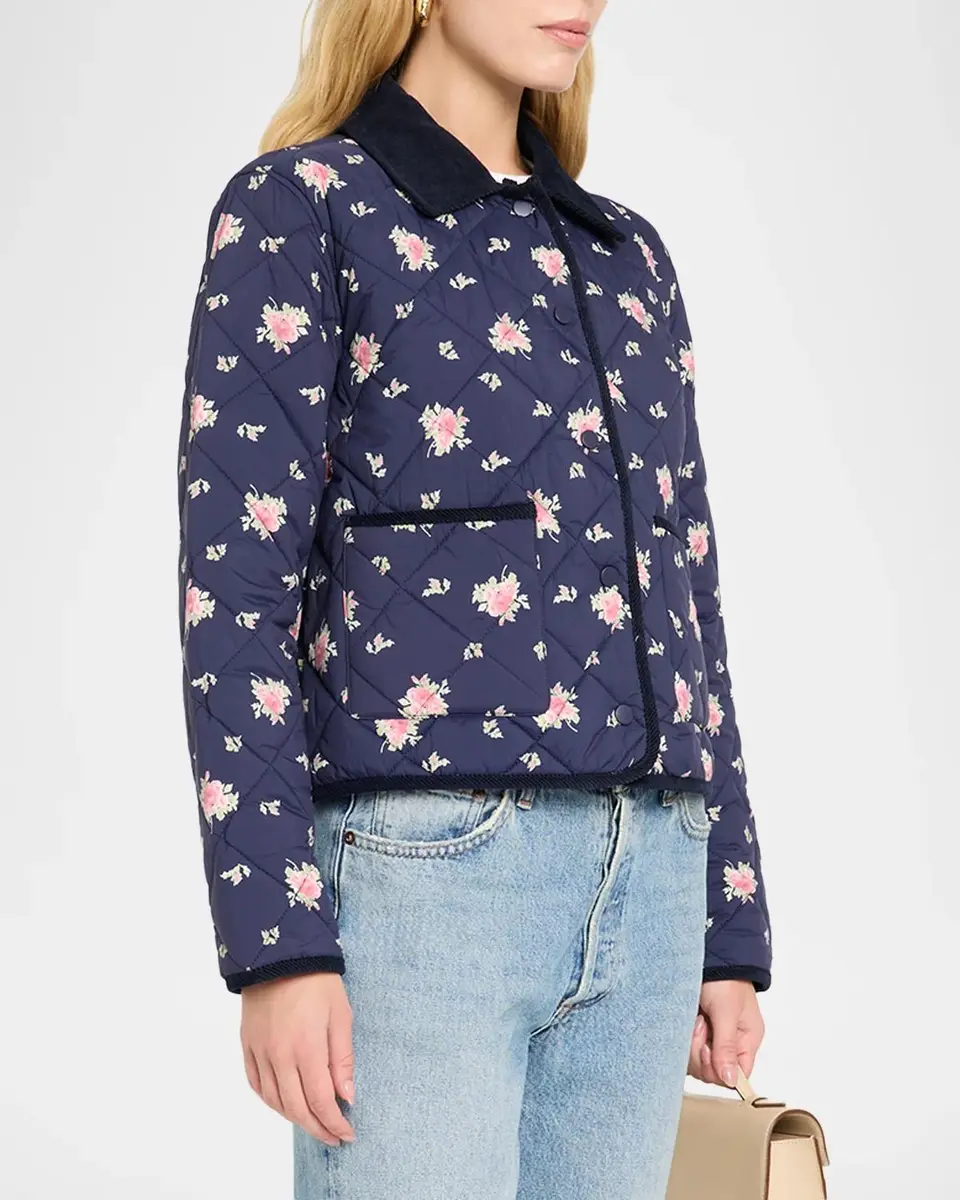 LoveShackFancy Norinda Floral Quilted Jacket | Thumbnail 4 LoveShackFancy Norinda Floral Quilted Jacket | Thumbnail 4