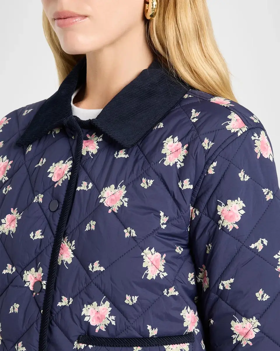 LoveShackFancy Norinda Floral Quilted Jacket | Thumbnail 5 LoveShackFancy Norinda Floral Quilted Jacket | Thumbnail 5
