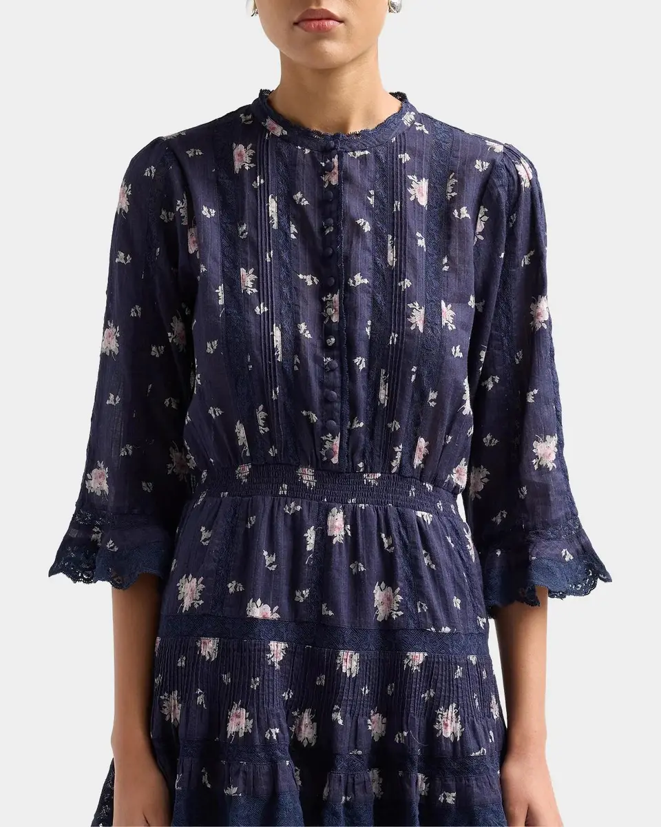 LoveShackFancy Vesna Floral Mini Dress | Thumbnail 5 LoveShackFancy Vesna Floral Mini Dress | Thumbnail 5