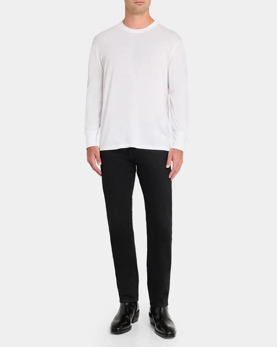 Tom Ford Men's Lyocell and Cotton Long-Sleeve T-Shirt | Thumbnail 2 Tom Ford Men's Lyocell and Cotton Long-Sleeve T-Shirt | Thumbnail 2