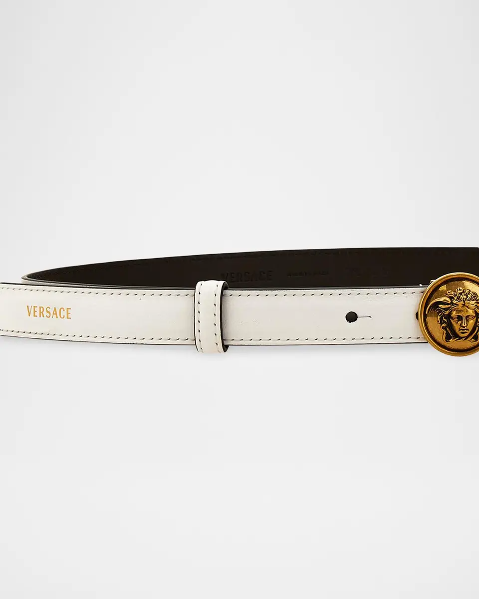 Versace Medusa Leather Belt | Thumbnail 2 Versace Medusa Leather Belt | Thumbnail 2