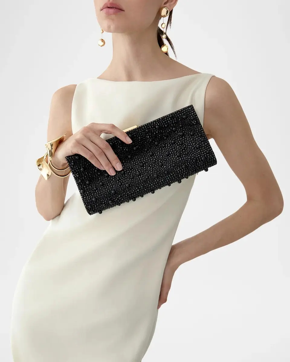 Carolina Herrera Pats Beaded Crystal Clutch Bag | Thumbnail 3 Carolina Herrera Pats Beaded Crystal Clutch Bag | Thumbnail 3