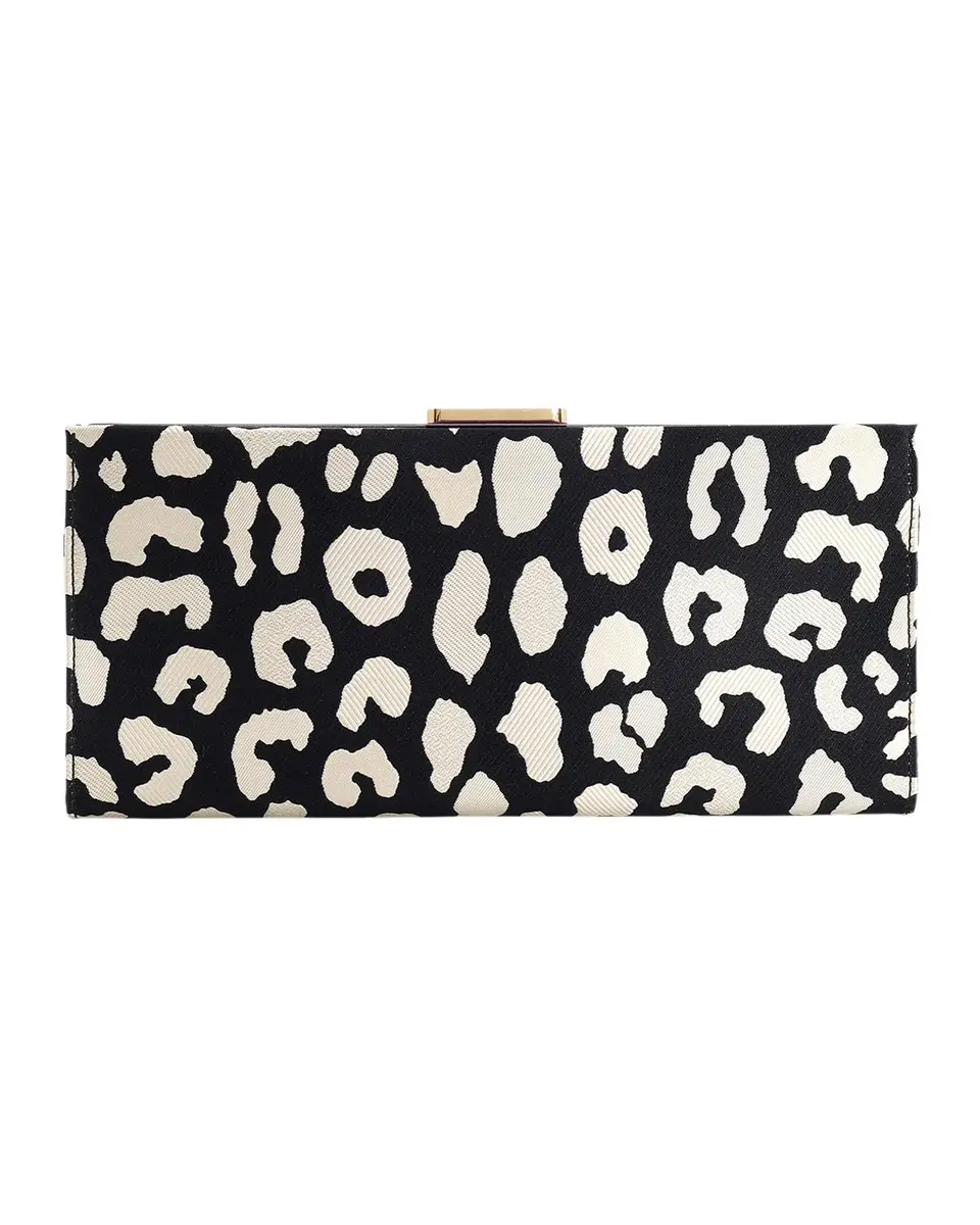 Carolina Herrera Pats Animal Jacquard Clutch Bag | Thumbnail 3 Carolina Herrera Pats Animal Jacquard Clutch Bag | Thumbnail 3