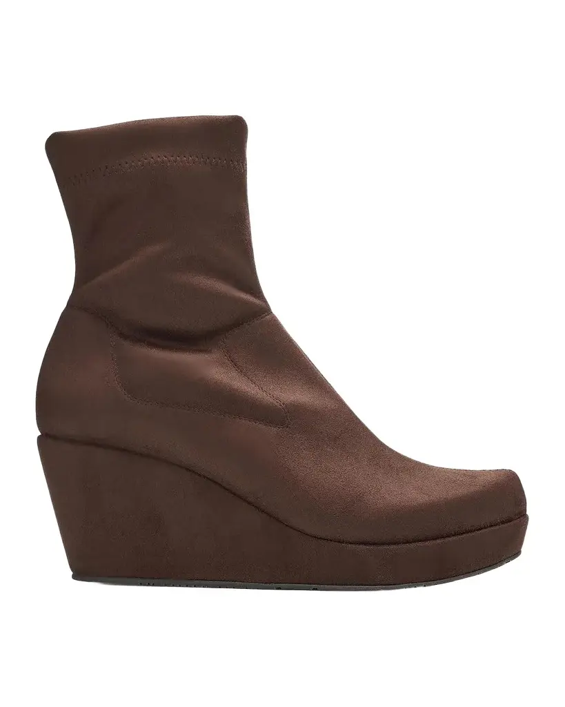 PEDRO GARCIA Aliana 65MM Suede Wedge Sock Boots