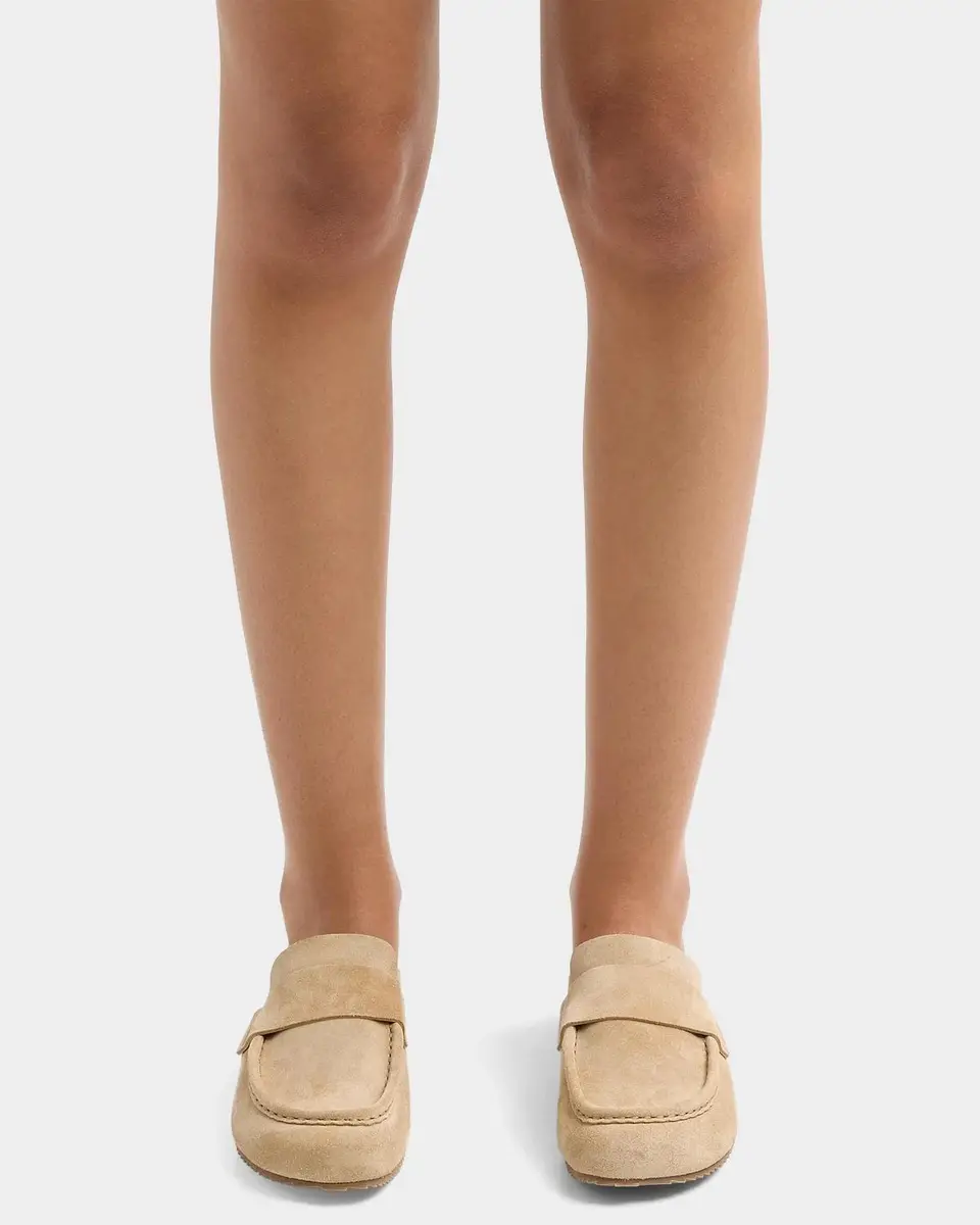 PEDRO GARCIA Bilma Shearling-Lined Suede Mules | Thumbnail 2